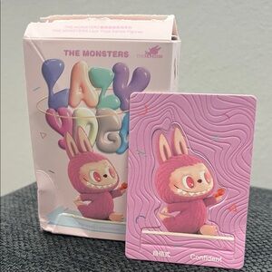 Pop Mart Labubu Monsters Lazy Yoga Open Box -Confident
